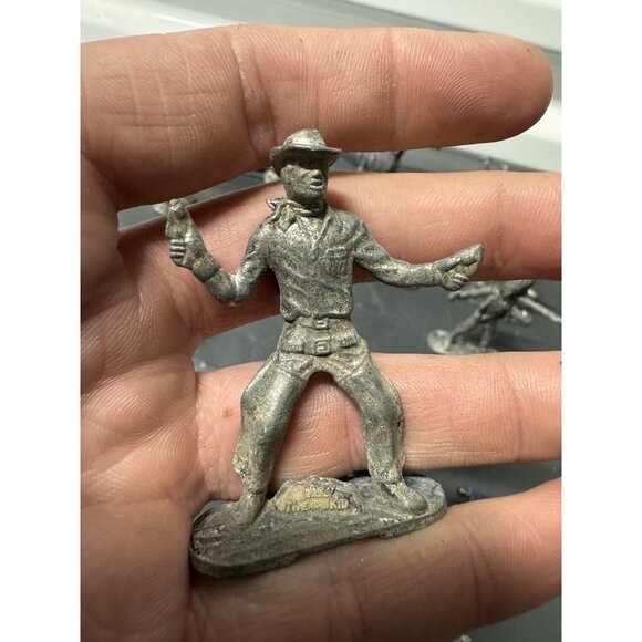 Pewter Lone Star Figures And Other Lead Western Figures COWBOYS INDIANS - Picture 12 of 14